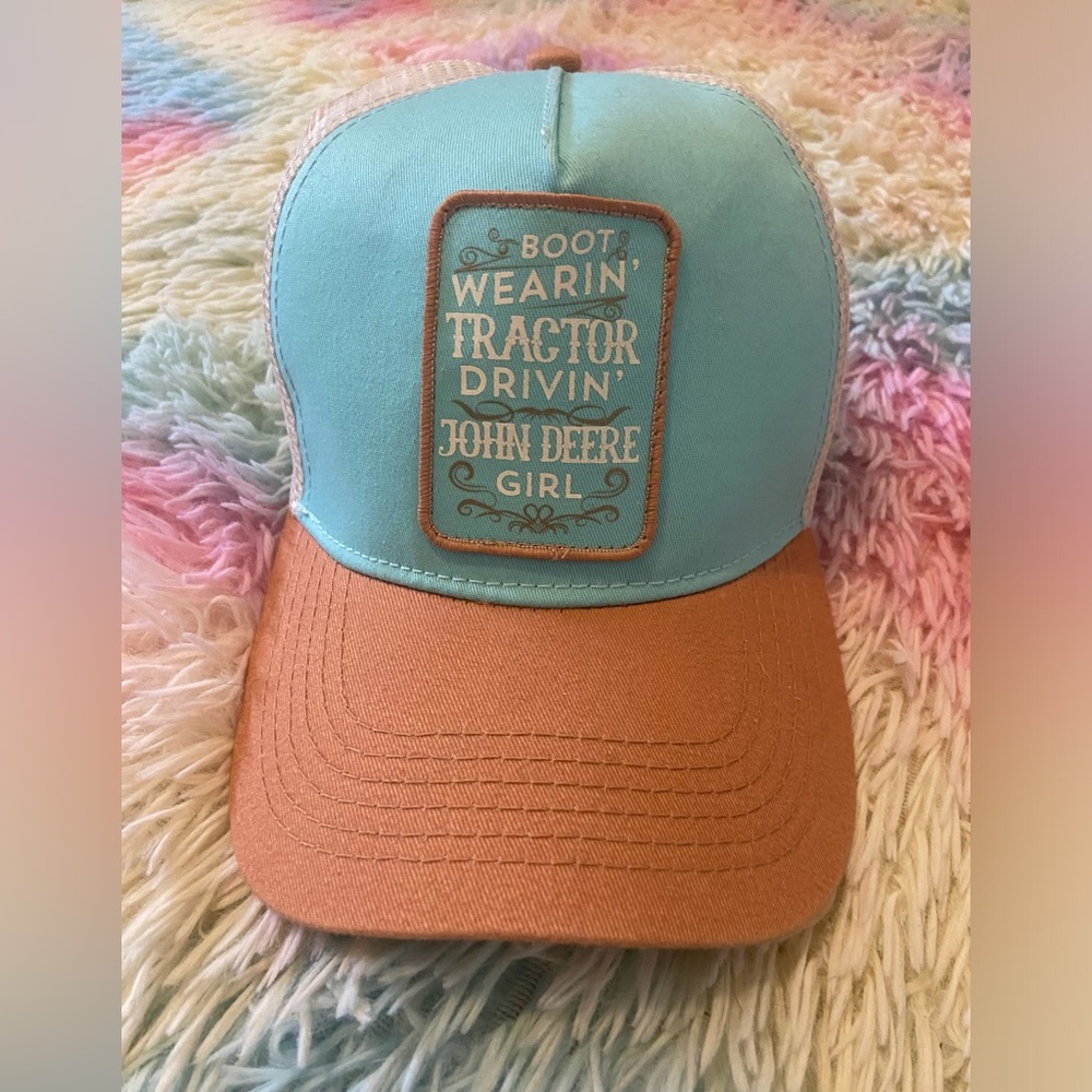 Baby Blue John Deere Hat 🦌